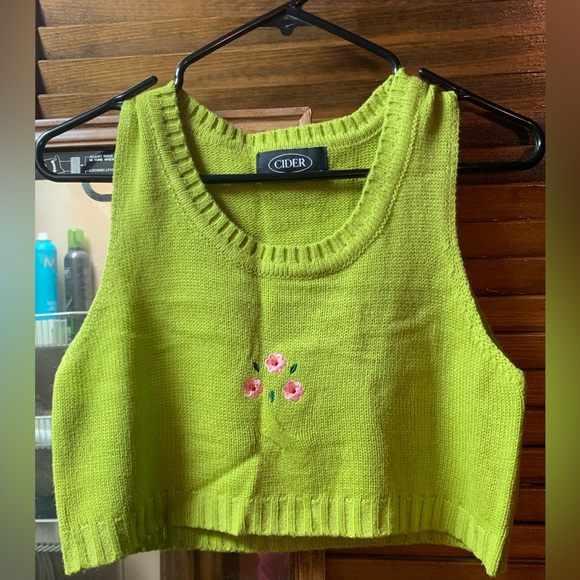 CIDER 2 piece cardigan/crop set size S - Picture 8 of 13